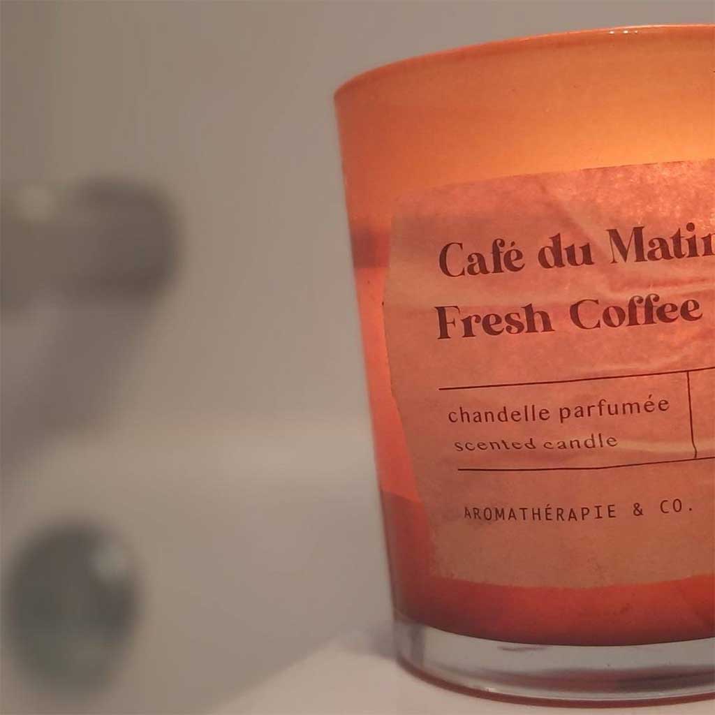 Chandelle à l’arôme de café